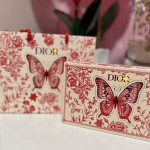 Dior Pink and Red Butterfly Gift Set